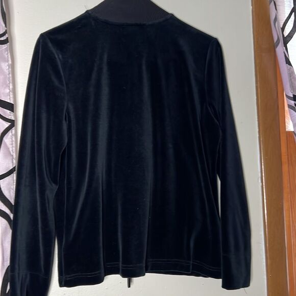 Lauren Ralph Lauren Velour full zip jacket, size medium - Picture 7 of 8